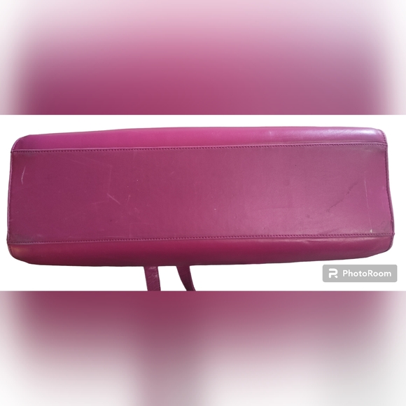 Buxton Genuine Leather Pink Briefcase Shoulder Bag - Picture 5 of 8